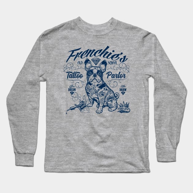 Frenchie's Old School Long Sleeve T-Shirt by spicoli13